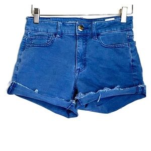 AMERICAN EAGLE • High Rise Denim Cut Off Shorts